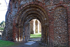 St Botolph's Priory - Norman Doorway