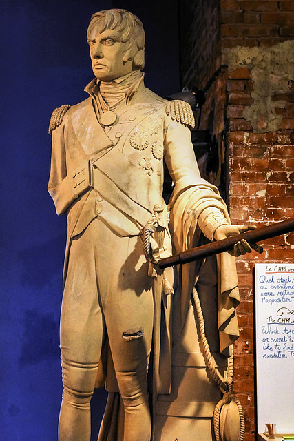 Statue of Admiral Horatio Nelson – Centre d’histoire de Montréal, Place d’Youville, Montréal, Québec, Canada