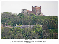 St Mary's Church & Roman Pharos Dover Castle 7 5 2022