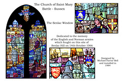 Saint Mary's Church - The Senlac Window - Battle  - 5 6 2018
