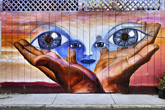 In the Hands of a Visionary – Balmy Alley, Mission District, San Francisco, California