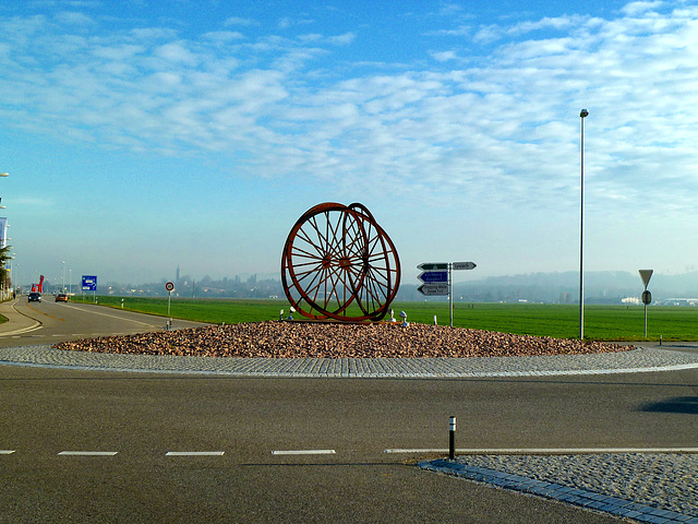 Räder im Kreisverkehr