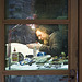 Through the window, the craftsman lutist at work - The medieval village of the Ricetto, Biella