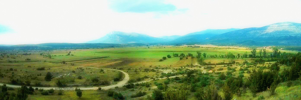 Cetina field below the Dinara mountain