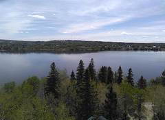 Le lac Bouchette vu de haut (2)