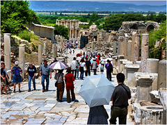 Le rovine di Efeso -