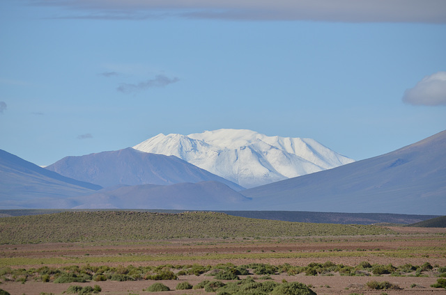 Bolivian Altiplano, Volcano Ollagüe (5868m)