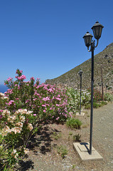 The Island of Tilos, At the Entrance to the Monanstery of Aghios Panteleimonas