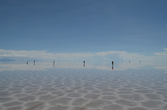 Bolivia, Salar de Uyuni, Walking on the Heaven