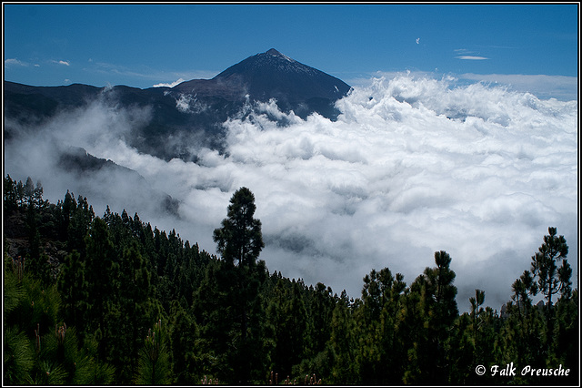 Teide in Wolken