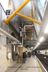 London Overground Whitechapel station 25 2 2023