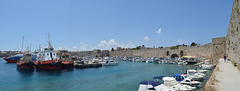 The Island of Rhodes, Commercial Harbor and East Walls of the Fortress