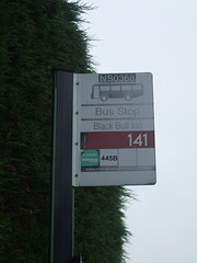 DSCF5101 Bus stop in Blidworth - 10 Sep 2016