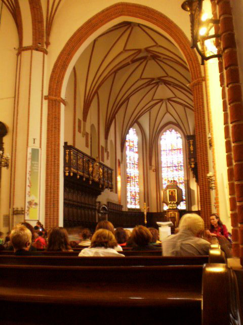 Inside Saint John's Cathedral.