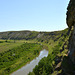 Moldova, Orheiul Vechi, View of Răut River from the Cave of the Rock Monastery