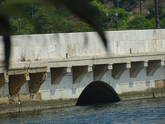 Sunken bridge in Argostoli.