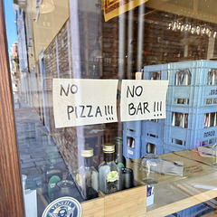 Venice 2022 – No pizza!!! No bar!!!