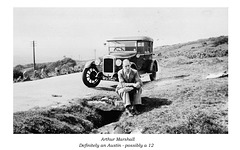 Arthur Marshall, with an Austin poss a 12 mid 1920s