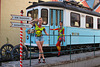 465 (220)..austria loweraustria ..baden...old tram..with bodypaint models