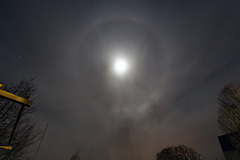 A halo around the Moon
