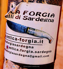 ancient Sardinian knife forge