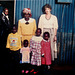 With the Daniel Kirima and family in their new clothes, 1988