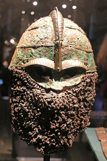 Viking helmet with chainmail