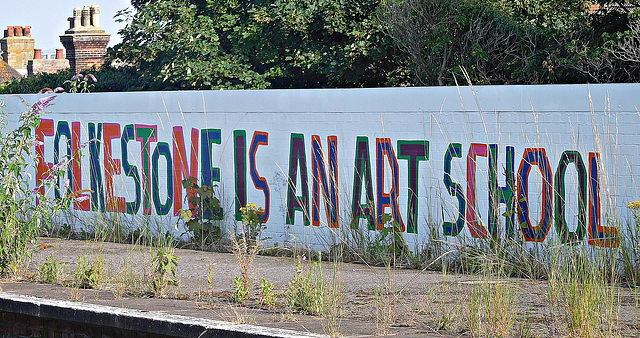 Folkestone is an art school