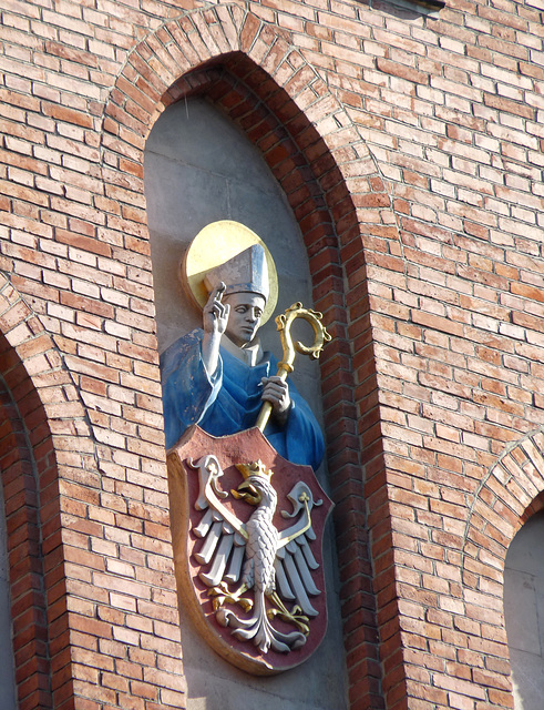 Krakow-Jagiellonian University- Statue of a Bishop