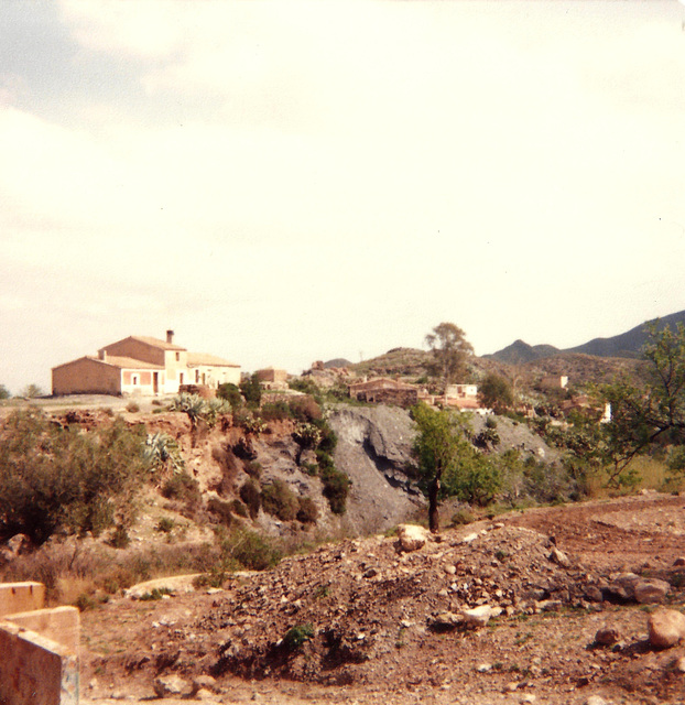 Sur la route vers le Maroc en 1986.