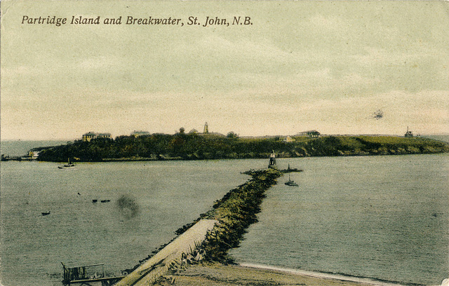 7150. Partridge Island and Breakwater, St. John, N.B.