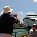 Bob Photographing Cruise Ship While Wearing His Tilley Hat