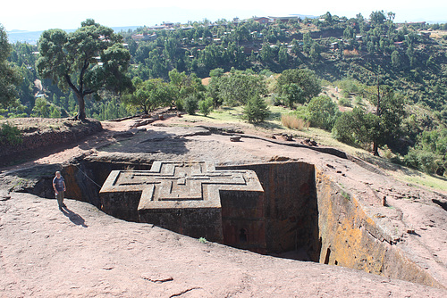 The Top of Bet Giyorgis, Lalibela