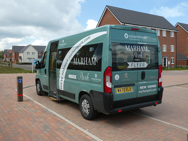 The Marham Park Flyer mini-buses, Bury St. Edmunds – 18 May 2021 (P1080342)
