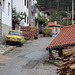 Two Ladas and a woodpile