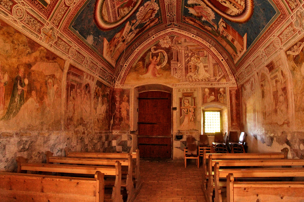 Gotische Fresken - St. Helena
