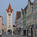 Mindelheim, Maximilianstraße and East Tower Gate