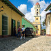 Street View of the bell tower of the Iglesia y Convento de San Francisco, Trinidad, Cuba