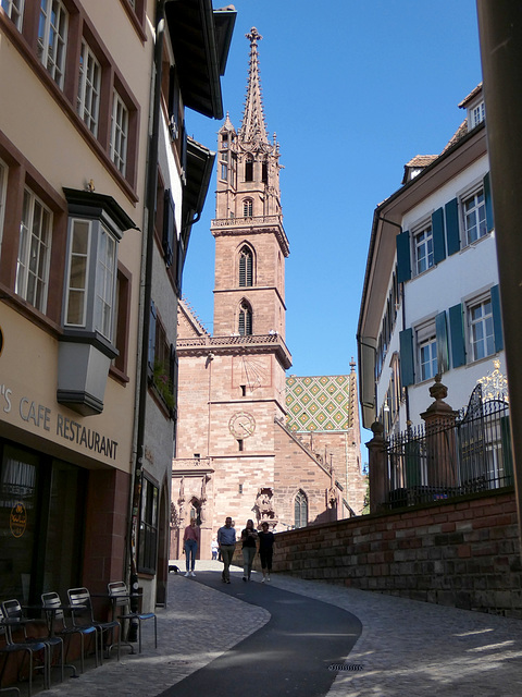 Basel/ Basle- View to the Cathedral