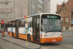 Van Hoorebeke and Zn (De Lijn contractor) 267123 (CZX 114) in Kortrijk – 4 Mar 1993