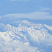 View from plane over the Dolomites