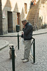 Man With Dog in San Malo
