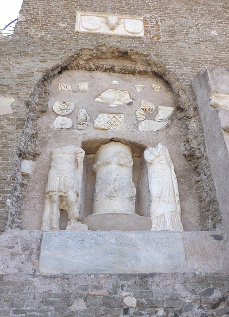 Sculpture in the Tomb of Caecilia Metella, July 2012