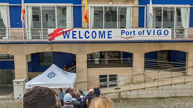 Willkommen im Hafen von Vigo
