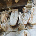 Detail of the Trophy Reliefs on the Tomb of Caecilia Metella in Rome, July 2012