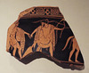 Fragment of a Red-Figure Volute Krater Attributed to the Berlin Painter in the Princeton University Art Museum, April 2017