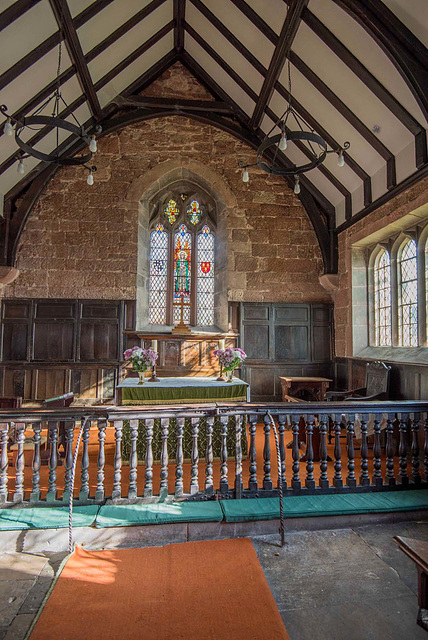 Shotwick church altar.