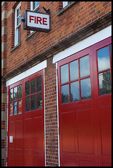red is for fire station
