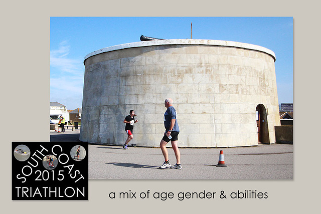 a mix of age gender & abilities - South Coast Triathlon - Seaford - 4.7.2015