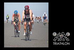 The cycle stage - South Coast Triathlon - Seaford - 4.7.2015